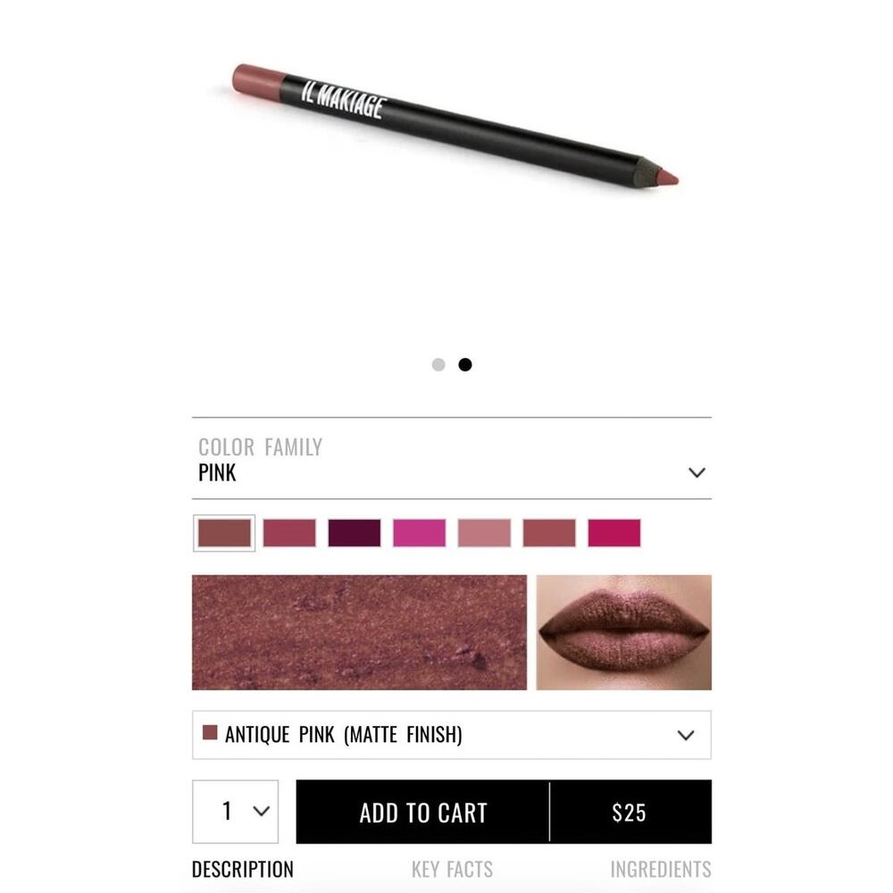 IL Makiage waterproof Lip Liner -Antique Pink